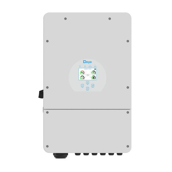 Инвертор гибридный 10кВт Deye SUN-10K-SG02LP1-EU-AM3 WiFi (10 kW, 1 фаза, 3 MPPT, LV) чистая синусоида