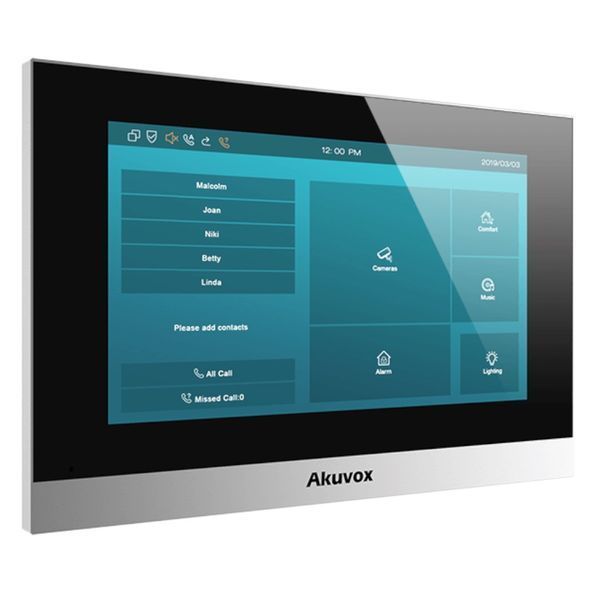 IP-видеодомофон 7" Akuvox C313N silver 285441 фото