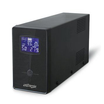 Источник бесперебойного питания EnerGenie EG-UPS-033 1200ВА / 720Вт линейно-интерактивный с LCD-дисплеем