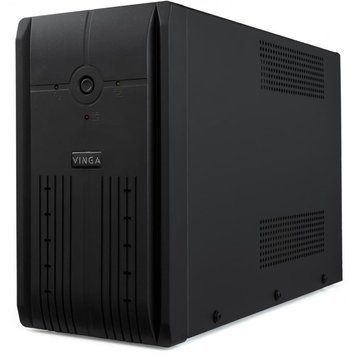 Источник бесперебойного питания Vinga VPE-850PRMU 850ВА / 480 Вт с LED-индикацией с USB в металлическом корпусе