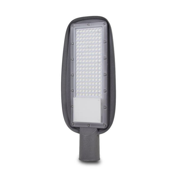 Комплект: Світильник світлодіодний Lightwell ZY-DY11-65K-100W + Стовп 103Р 3.5м + Кронштейн DS-1275ZJ + Бандажна стрічка SB 207 20х0,7 бухта 50м + Замок BCS-20 + Кронштейн ZelK КСУР (труба: 50) (довжина труби: 700) 2575861 фото