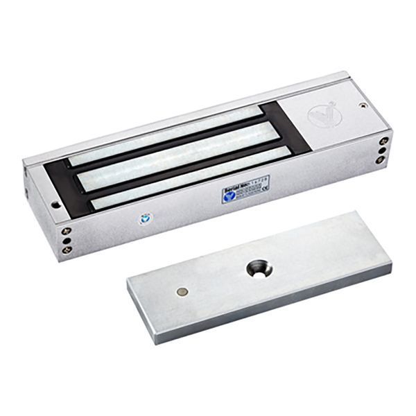 Електромагнітний замок Yli Electronic YM-500 з куточком монтажним Yli Electronic MBK-500L