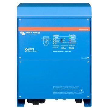 Инвертор Victron Energy Quattro 48/8000/110-100/100 однофазный c чистой синусоидой