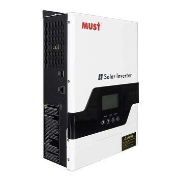 Гибридный инвертор MUST PV18-1512VPM, 1500W, 12V, ток заряда 10/20A, 160-275V, MPPT (60А, 15-145 Vdc)
