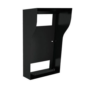 Монтажная коробка с козырьком Bas-IP BR-AV8 (black) для накладного монтажа индивидуальных IP-видеопанелей Bas-IP