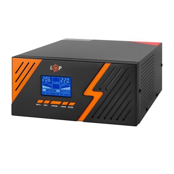 Источник бесперебойного питания Logicpower LPM-PSW-1500VA Black 12V (1050 Вт) с правильной синусоидой 300742 фото