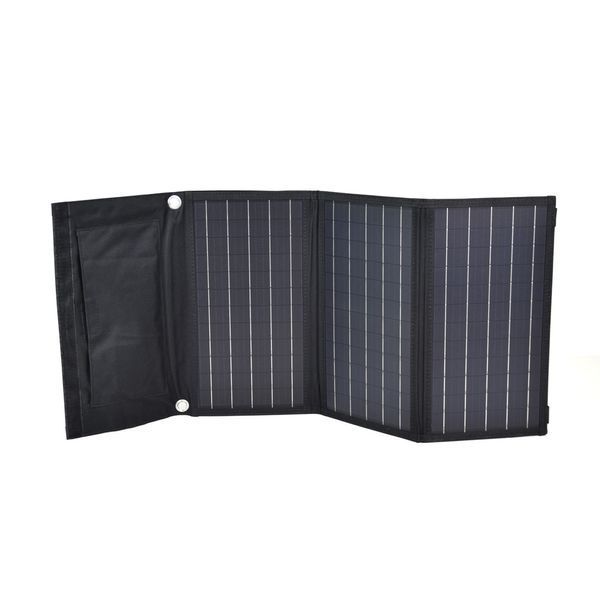 Комплект: солнечная панель 30W Solar Charger, повербанк FEB-310W, кабель REMAX RC-068B-C