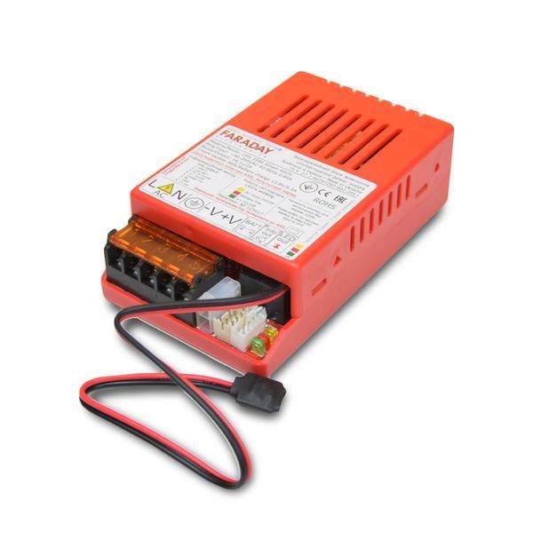 Бокс пластиковий PLB 7-9 А&middot;год + Світильник LED лінійний 1500 мм 22 Вт 6500K + БП UPS 35W Smart ASCH PL + FEL-127 + Перемикач світла e.switch wires 6A white 2487708 фото