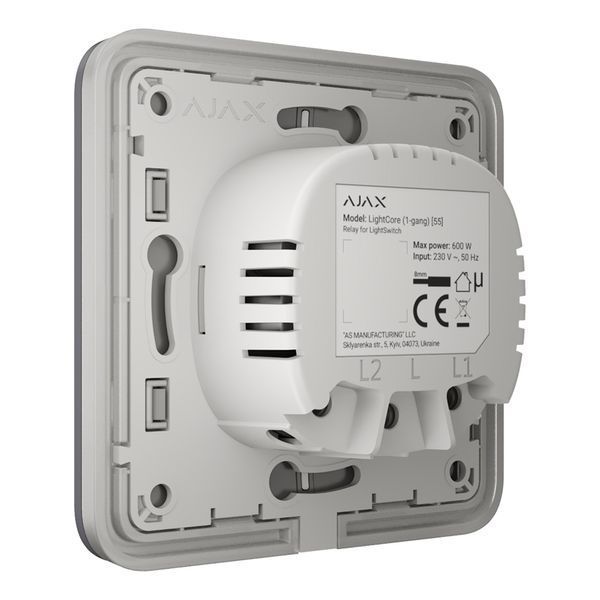 Вимикач Ajax LightSwitch 2-way Graphite прохідний 254286 фото