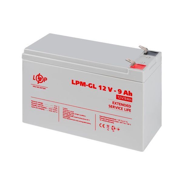 Аккумулятор гелевый LPM-GL 12V - 9 Ah