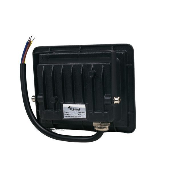 Комплект 4+4 светодиодных прожектора Lightwell 20W: 4 x LW-FL-B-20 и 4 x LW-FL-B-20-S с датчиком движения