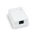 Розетка компьютерная 1-портовая RJ45 UTP cat.5e Hypernet MB-UTP1 внешняя накладная 175434 фото 1