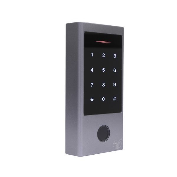 Кодовая клавиатура Yli Electronic YK-1068B со считывателем Mifare с сенсорными кнопками