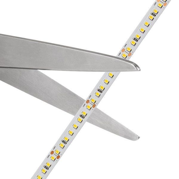 Светодиодная лента Lightwell 2835 120LED 24V 3000k 5mm White 10 метрів 303009 фото