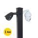 Комплект: Світильник світлодіодний Lightwell ZY-DY11-65K-200W + Стовп 103Р 4м + Кронштейн DS-1275ZJ + Бандажна стрічка SB 207 20х0,7 бухта 50м + Замок BCS-20 + Кронштейн ZelK КСУР (труба: 50) (довжина труби: 700) 2659564 фото 2