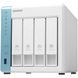 Система хранения данных QNAP TS-431P3-4G с 4 отсеками для дисков, 4GB RAM, настольное исполнение 156621 фото 1