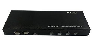 KVM-перемикач D-Link DKVM-410H 4xHDMI,4xUSB