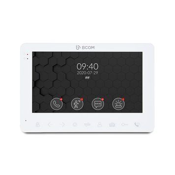 Видеодомофон 7" BCOM BD-780FHD White с детектором движения и записью видео