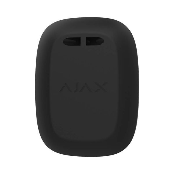 Бездротова екстрена кнопка Ajax DoubleButton (8EU) ASP black з захистом від випадкових натискань 116232 фото