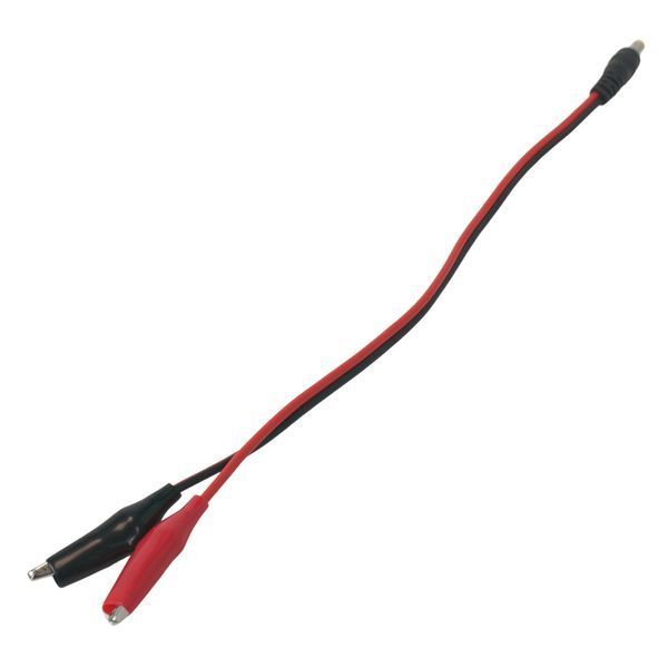 Кабель переходник DC (male) - Alligator Clip "крокодил"