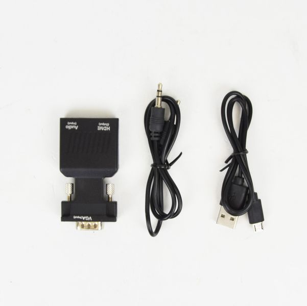 Конвертер відеосигналу ATIS VGA-HDMI-C з кабелями 115850 фото