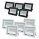 Комплект 5+5 светодиодных прожекторов Lightwell 50W: 5 x LW-FL-B-50 и 5 x LW-FL-W-50 2959101 фото 1