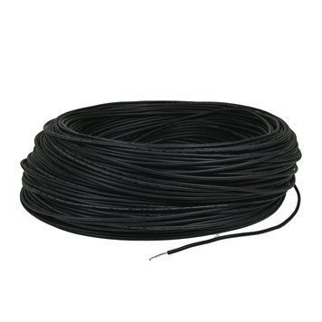Силіконовий провід 18 AWG чорний (1 метр)