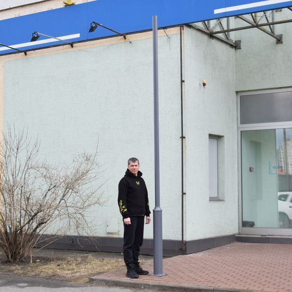 Столб парковый Lightwell 4м серый 277853 фото