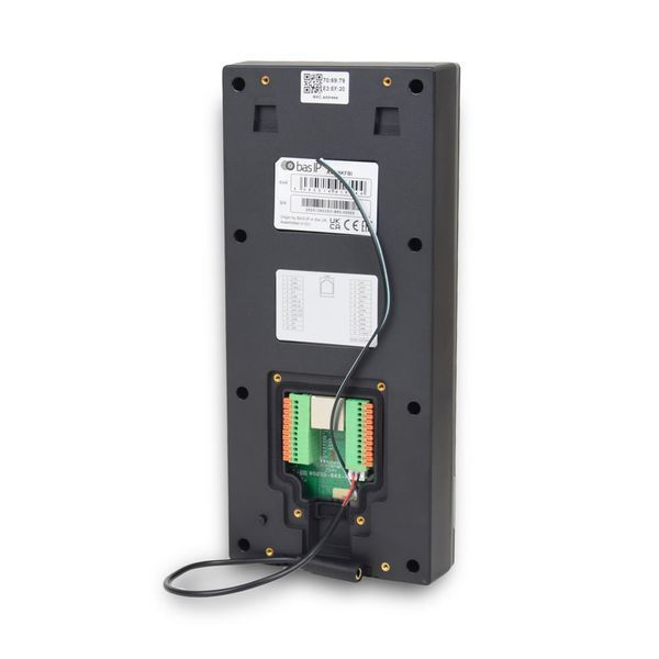 Багатоабонентська IP-виклична панель Bas-IP AV-09KFBI (silver) зі зчитувачем UKEY та розпізнаванням облич для IP-домофонів