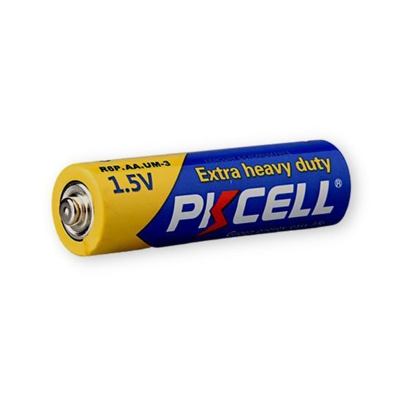 Комплект из 20 батареек PKCELL Extra Heavy Duty AA R6P 1.5V по 4шт./блистер