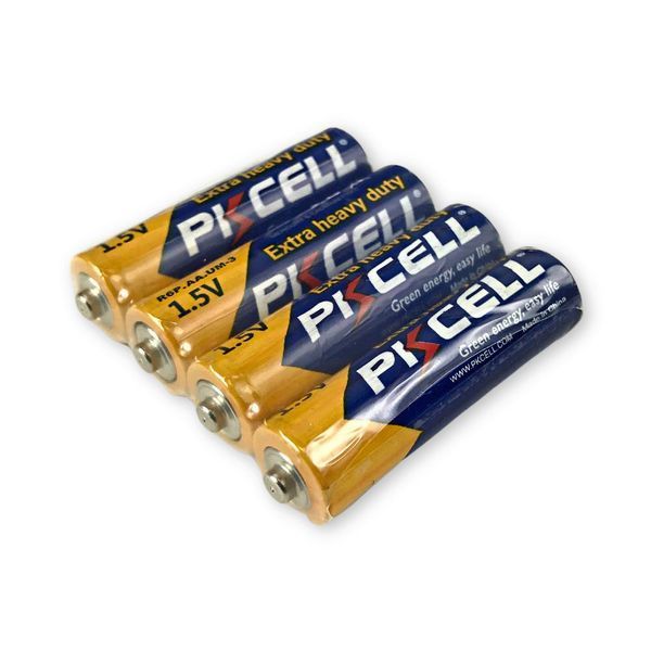 Батарейка PKCELL Extra Heavy Duty AA R6P 1.5V, 4шт./плівка