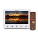 Комплект відеодомофона BCOM BD-710C Kit: відеодомофон 7" white та відеопанель copper 301388 фото 1