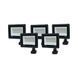 Комплект із 5 світлодіодних прожекторів Lightwell 50W з датчиком руху (LW-FL-B-50-S) 2959142 фото 1