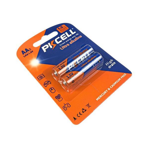 Батарейка PKCELL Ultra Alkaline AA LR6 1.5V, 2шт./блистер