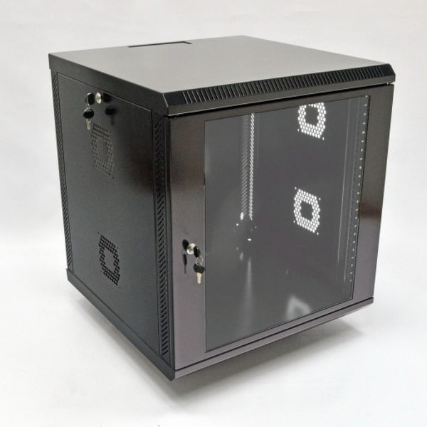 Шафа серверна CMS 12U 600 х 500 х 640 UA-MGSWA125B для мережевого обладнання 112500 фото