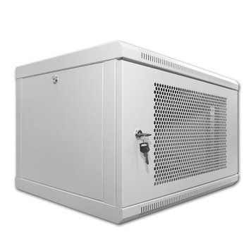 Шкаф серверный SteelNet 9U 600 x 450 для сетевого оборудования (перфорация, серый) 303353 фото