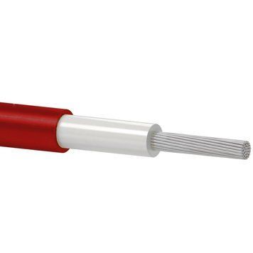 Кабель Одескабель H1Z2Z2-K 1*6 red бухта 100 м гибкий безгалогенный фотовольтаический для солнечных электростанций