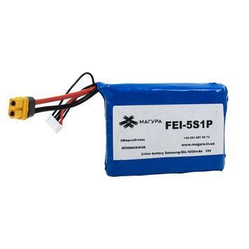 Аккумулятор для FPV-дрона 5S1P Samsung 5000mAh INR21700-50S Li-Ion 18V 45A