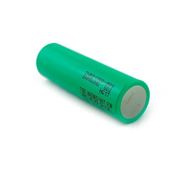 Акумулятор Li-ion 21700 Samsung INR21700-50S SDI 5000 мА&middot;год 3,6 В 25 А (45 А) 304252 фото
