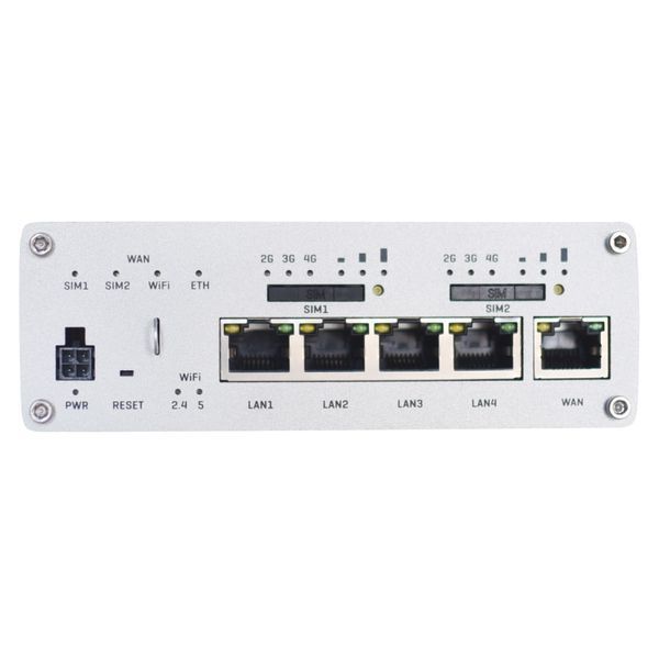 Бездротовий маршрутизатор Teltonika RUTX12 2 x 4G (LTE), AC1200, 1xGE WAN, 3xGE LAN, 2xSIM (RUTX12000000) з двома модемами 235676 фото