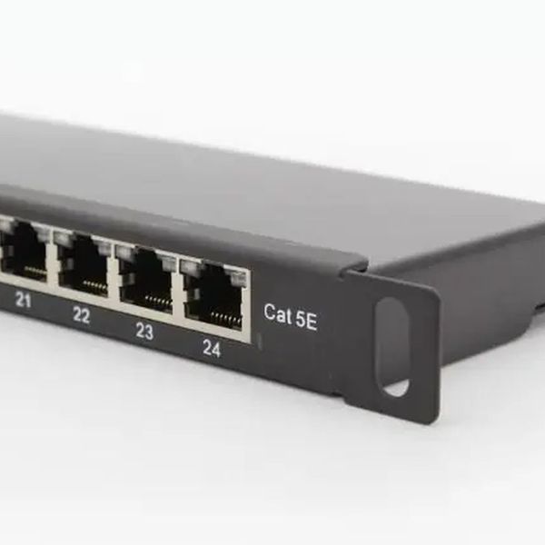 Патч-панель Hypernet 24 порта FTP 0.5U кат. 6е 19" PP-KFSTP6-24-05U 167731 фото