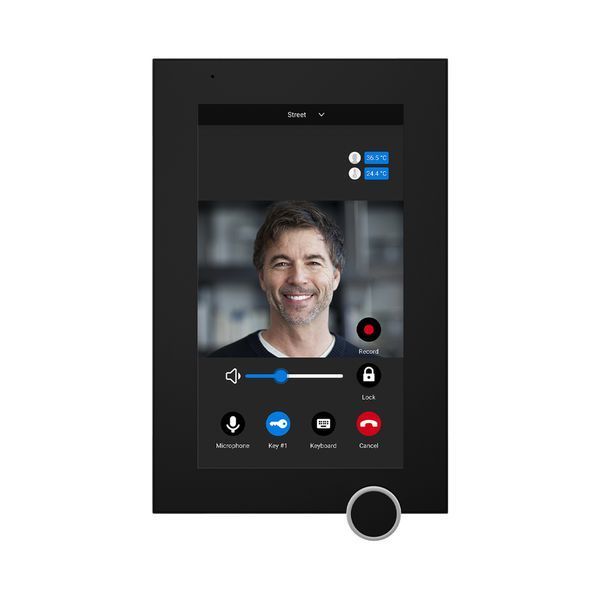 IP-відеодомофон Bas-IP AZ-07L Android 7" black з можливістю горизонтального та вертикального монтажу 276417 фото