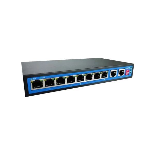 Неуправляемый гигабитный 10-портовый PoE-коммутатор Ewind EW-S1910CG-DP с 8 портами PoE 300997 фото