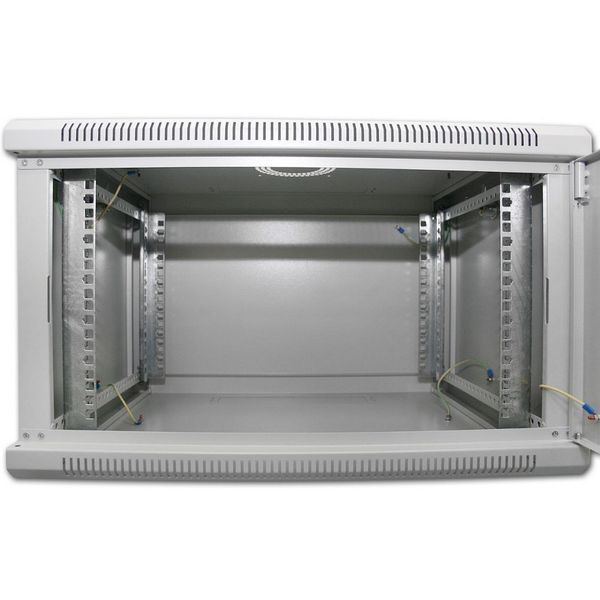 Шкаф серверный SteelNet 9U 600 x 450 для сетевого оборудования (перфорация, серый) 303353 фото