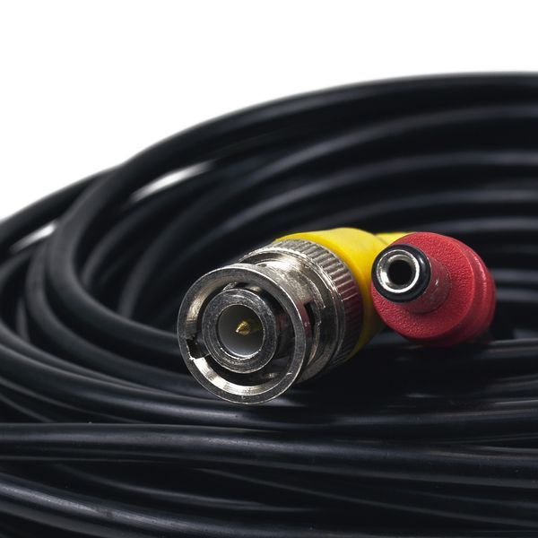 Кабель BNC-рower cable A 20 м (BNC+DC/BNC+DC) для передачи видеосигнала и питания 301254 фото