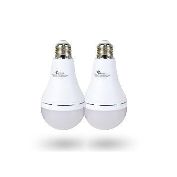 Комплект из двух ламп LED Lightwell BS2C2 9 Вт Е27 со встроенным аккумулятором