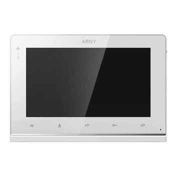 Відеодомофон 7" Arny AVD-710 (2Mpx) TFT white з детектором руху і записом відео