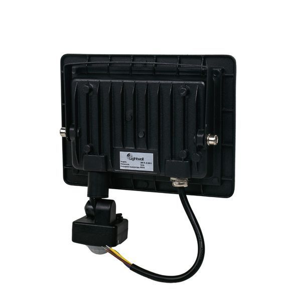 Прожектор світлодіодний Lightwell LW-FL-B-20-S 20 W з датчиком руху 301047 фото