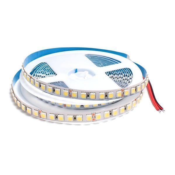 Світлодіодна стрічка Lightwell 5050 120LED 24V 6000k 10mm White 5 метрів 303014 фото
