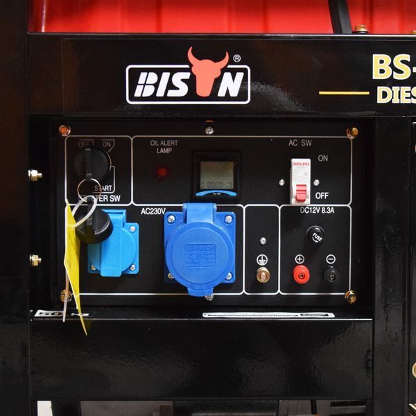 Дизельный генератор BISON BS12000DCE максимальная мощность 10 кВт 257676 фото